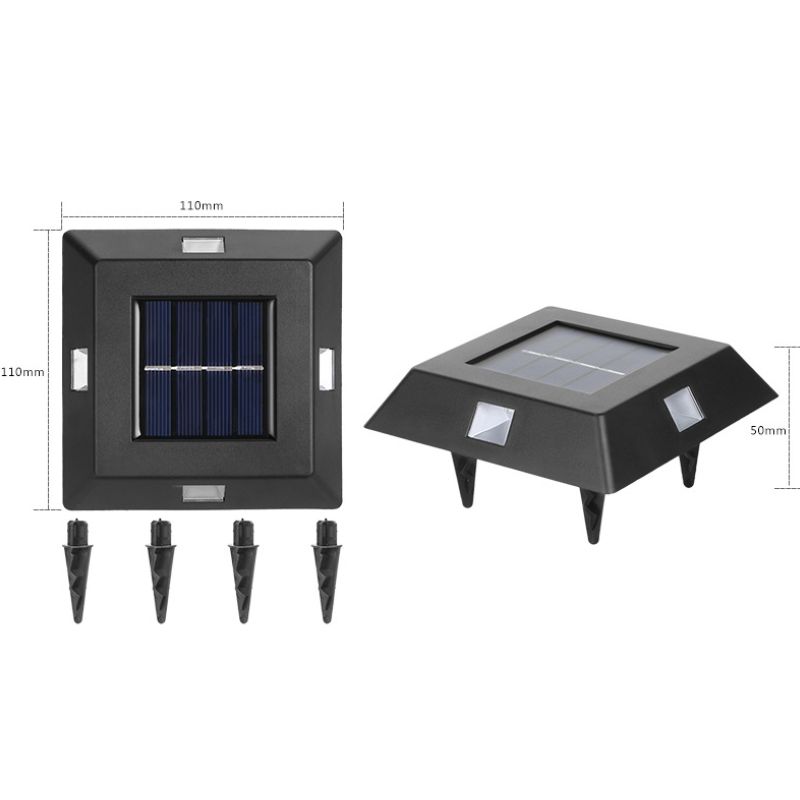 Solcelle vegglampe for utendørs belysning