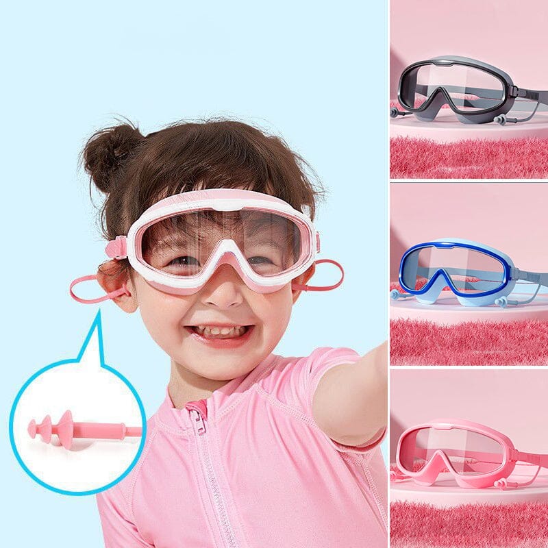 Stor ramme anti-dugg svømmebriller | klar sikt & komfort